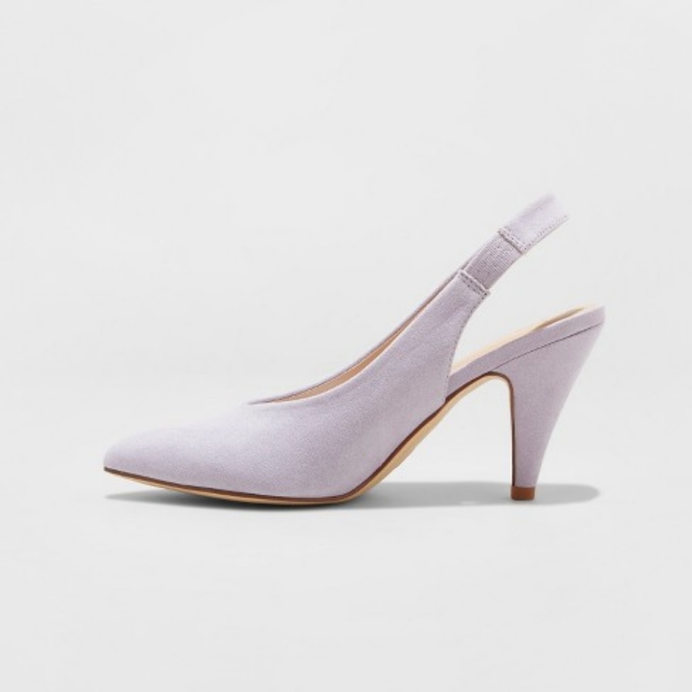 A New Day Nettie Lilac Slingback Pumps